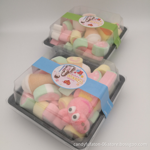 Hot Sell fruit flavored marshmallow confectionery boxes